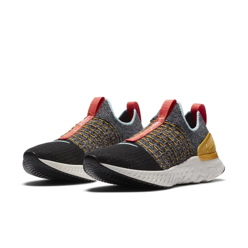 Nike React Phantom Run Flyknit 2 Black Phantom (W) Black/Phantom/Dark Sulfur (CZ8137-001)