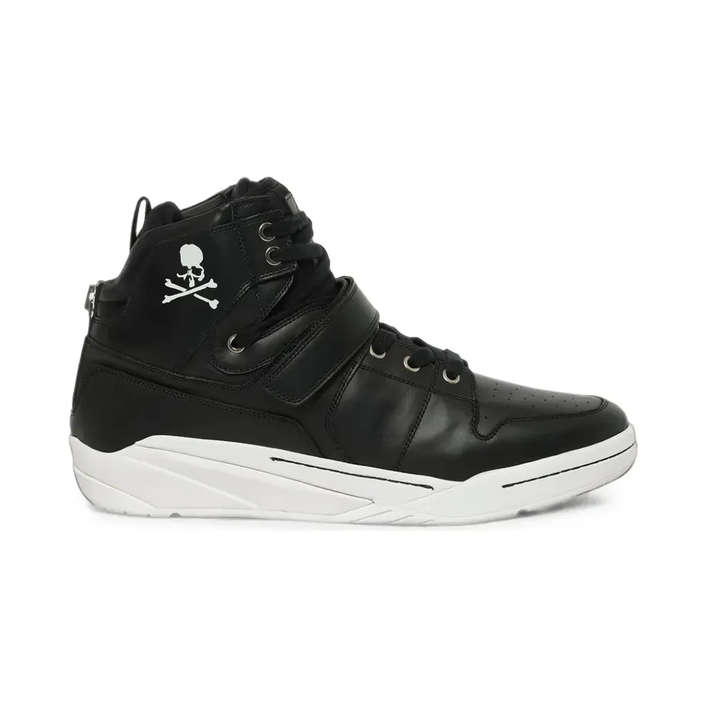 Mastermind Japan High-Top- mit Totenkopf-Print – Black (MM01S18U01LE)