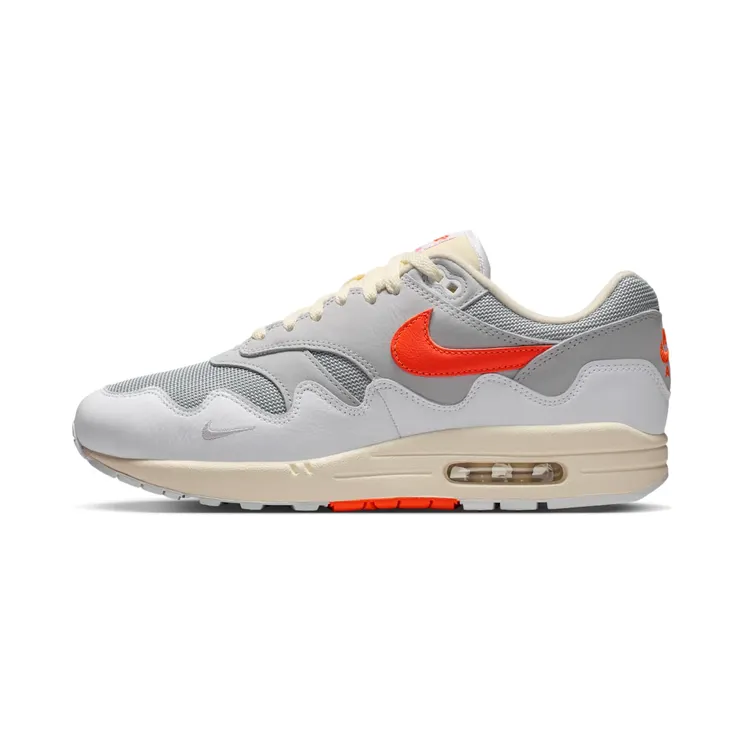 Nike Air Max 1 “Patta Waves White Hyper Crimson (With Bracelet)” (II7055-100)