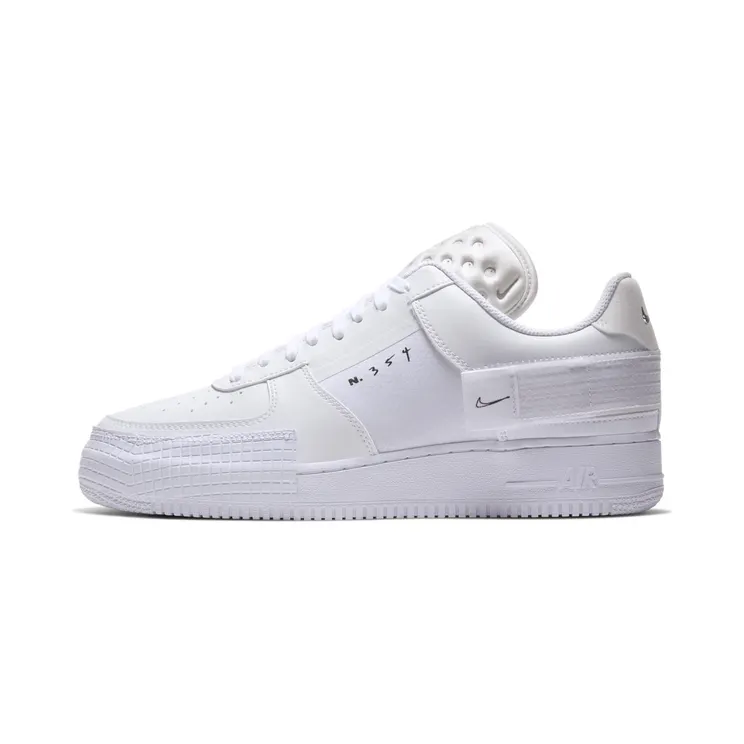 Nike Air Force 1 Type 2 Triple “White / Black” (CQ2344-101)