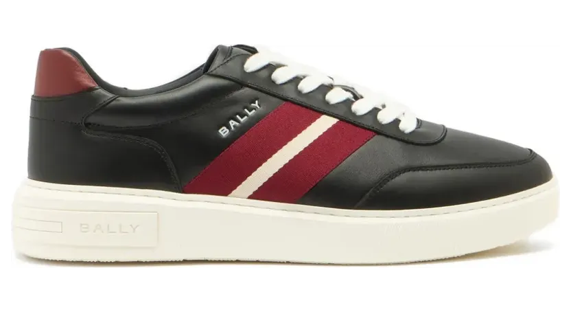 Bally Gestreifte Lift Sneakers – Schwarz (MSK0GDVT012)