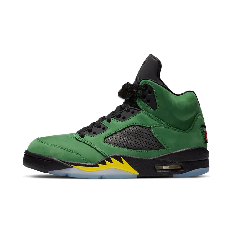 Air Jordan 5 Retro SE Oregon “Apple Green / Black / Yellow Strike” (CK6631-307)