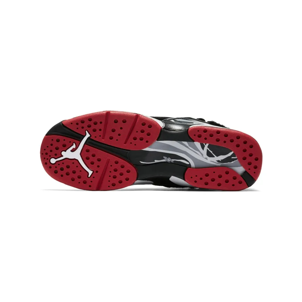 Jordan 8 Retro Black Cement (GS) Black/Gym Red-Black-Wolf Grey (305368-022)