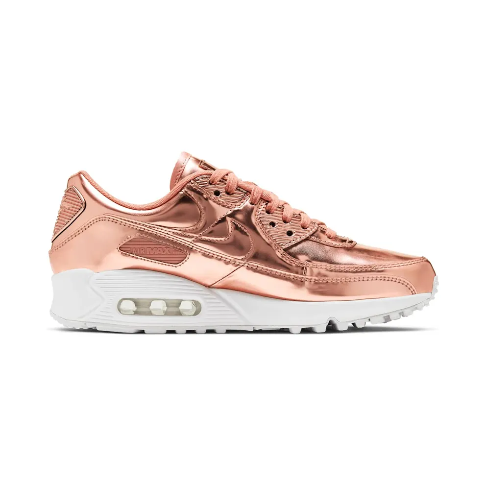 Nike Womens Air Max 90 ‘Metallic Pack’ Rose Gold (2020) (CQ6639-600)