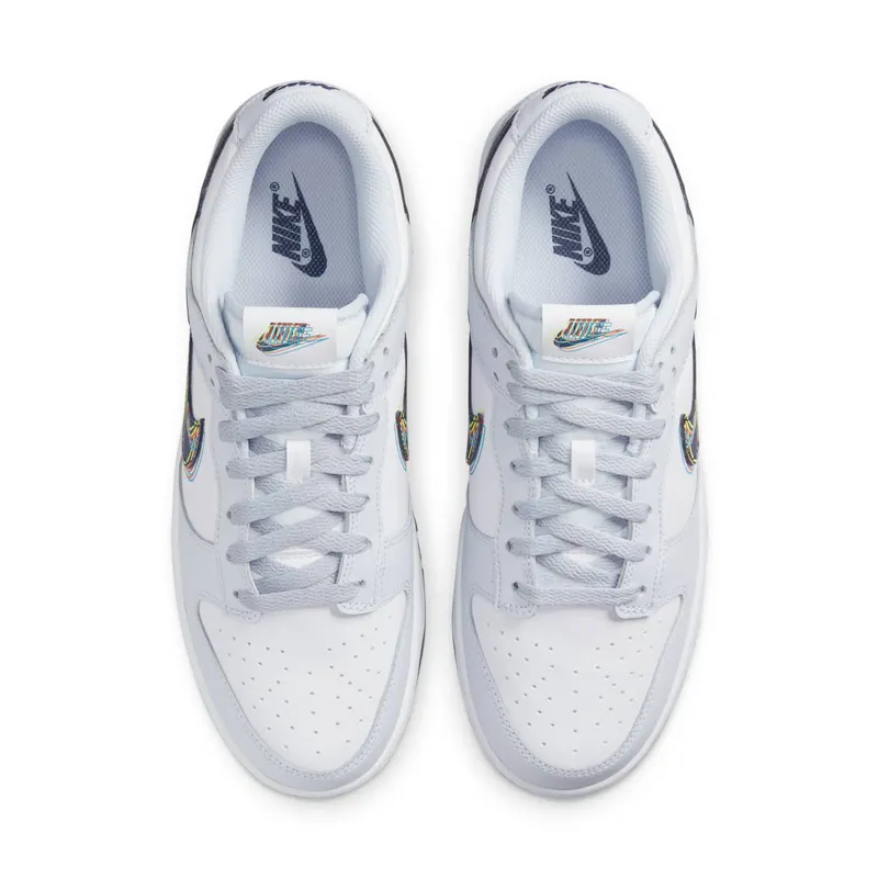 Nike Dunk Low 3D Swoosh White Grey (DV6482-100)