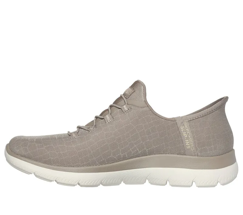 Skechers Slip-ins: Summits – Classy Night Sneaker Taupe/Gold