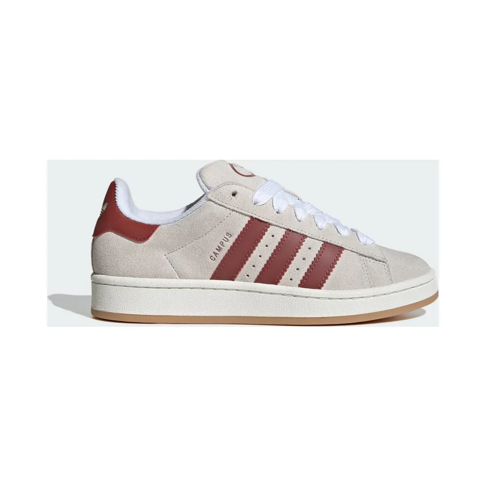 Adidas Campus 00s Crystal White / Core White / Preloved Ruby (JQ7783)