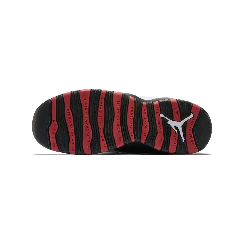 Jordan 10 Retro Double Nickel (GS) White/Black-True Red (310806-102)