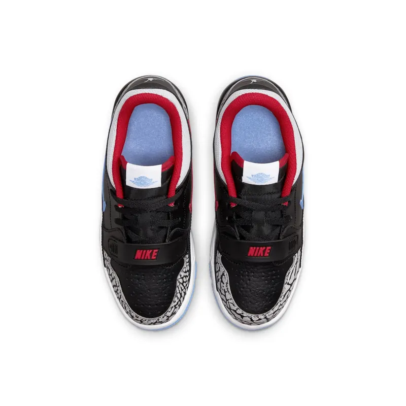 Jordan Legacy 312 Low Black Valor Blue University Red Wolf Grey (CD9055-004)