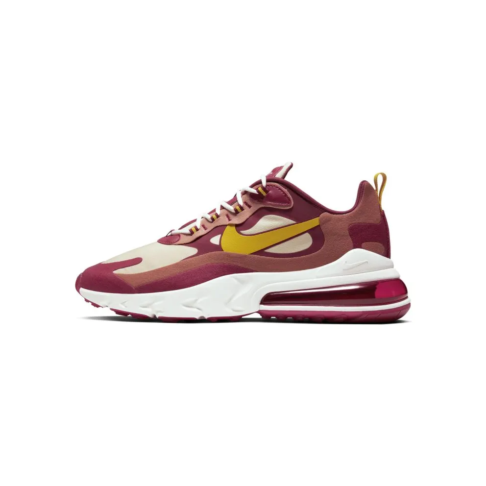 Nike Air Max 270 React Noble Red Team Gold Noble Red/Team Gold-Dusty Peach-Dark Sulfur (AO4971-601)