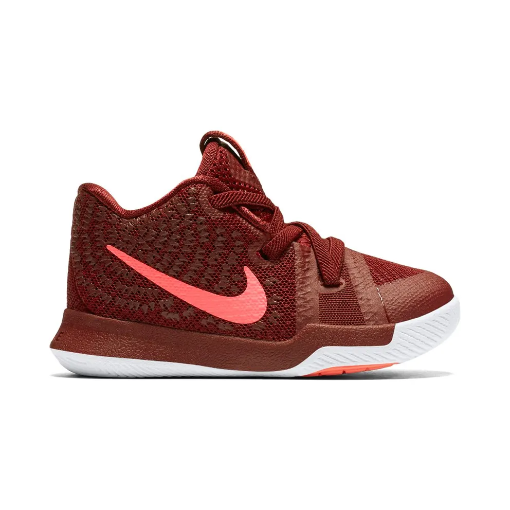 Nike Kyrie 3 Warning (TD) Team Red/Hot Punch-White (869984-681)