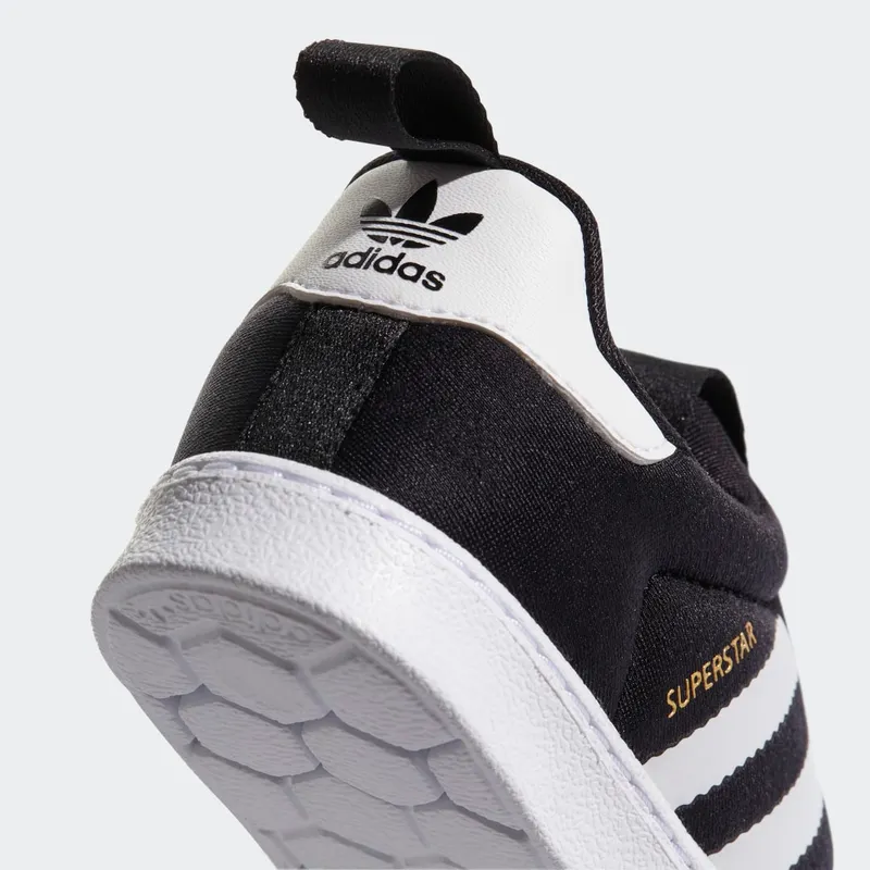 Adidas Superstar 360 Core Black / Footwear White / Gold Metallic (S82711)