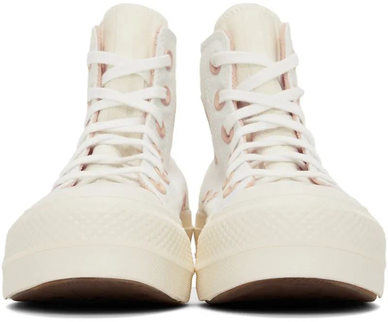Converse Chuck Taylor All Star ’70 Lift Hi White / Egret / Pink Clay (572709C)