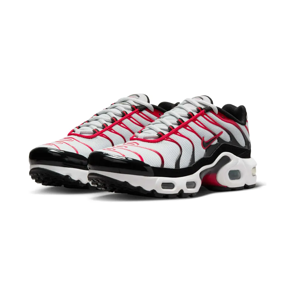 Nike Air Max Plus Pure Platinum Black White University Red (CD0609-027)