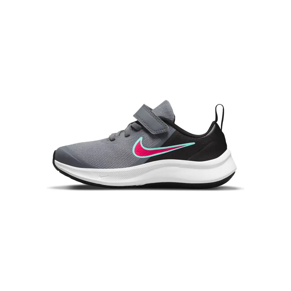 Nike Star Runner 3 Younger Kids’ Grey 50% Sustainable Materials (DA2777-008)