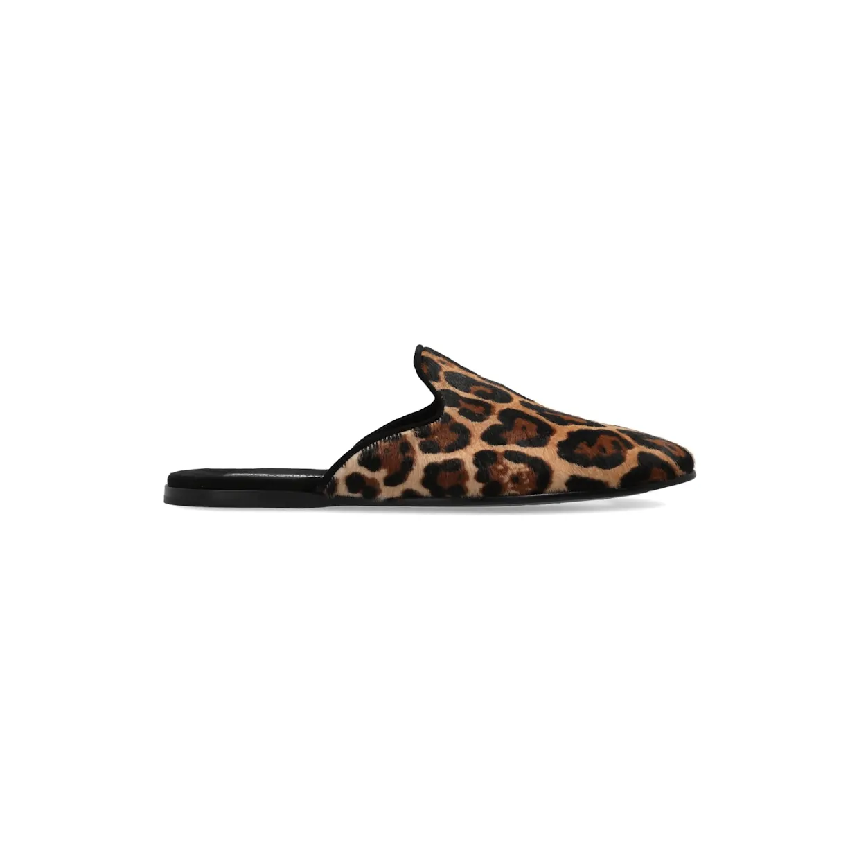 Dolce & Gabbana Pony Slippers Leopard Print (A80580 AV769 HK5JF)