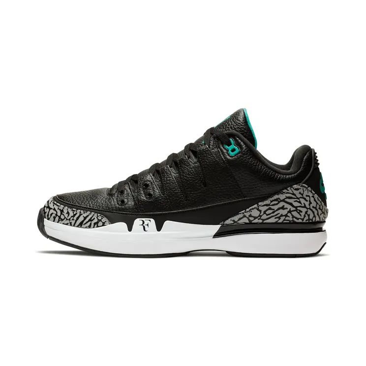 Nike Zoom VAPOR RF X AJ3 Black/CLEAR JADE-White (709998-031)