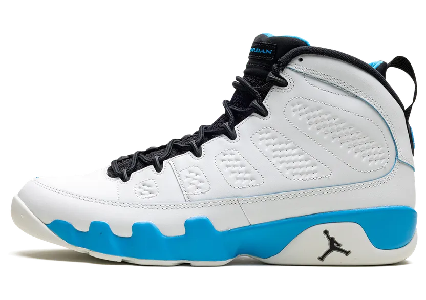 Air Jordan 9 Retro Summit White/Dark Powder Blue/Black (FQ8992-101)