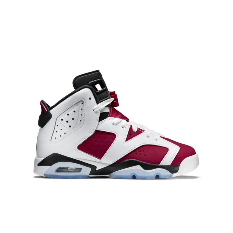 Jordan 6 Retro Carmine 2014 (GS) White/Carmine-Black (384665-160)