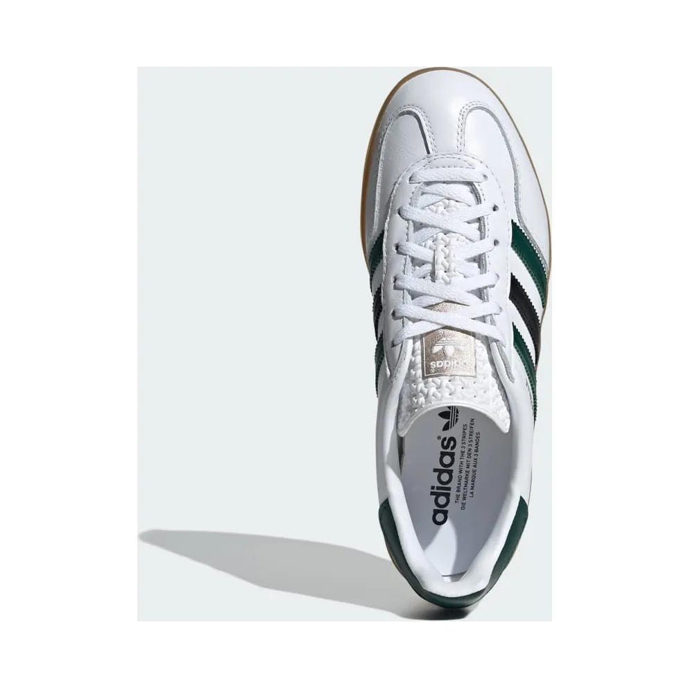 adidas Gazelle Indoor Cloud White / Collegiate Green / Core Black (IE2957)