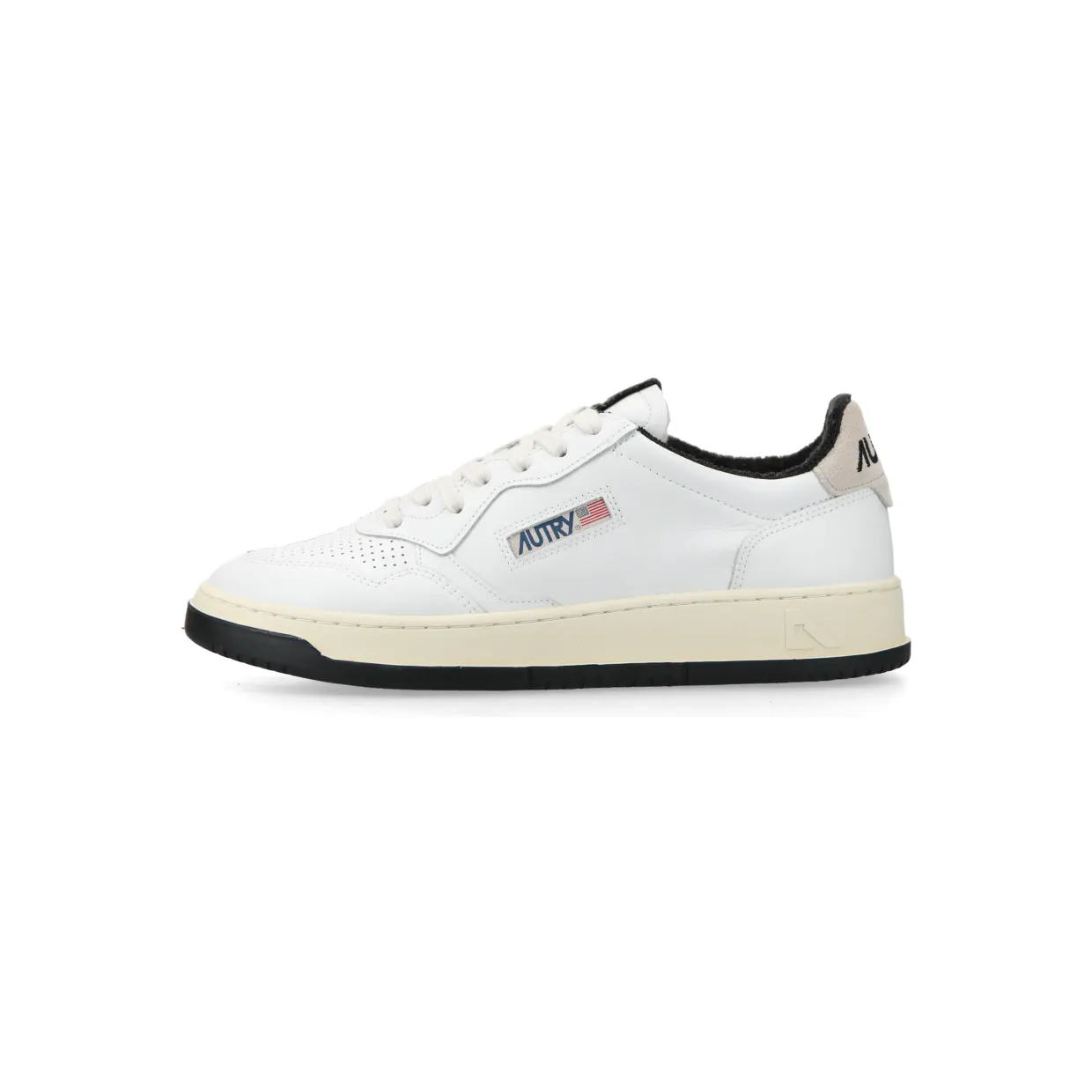 Autry Medalist Low (White / Black) – (AULMVS08)