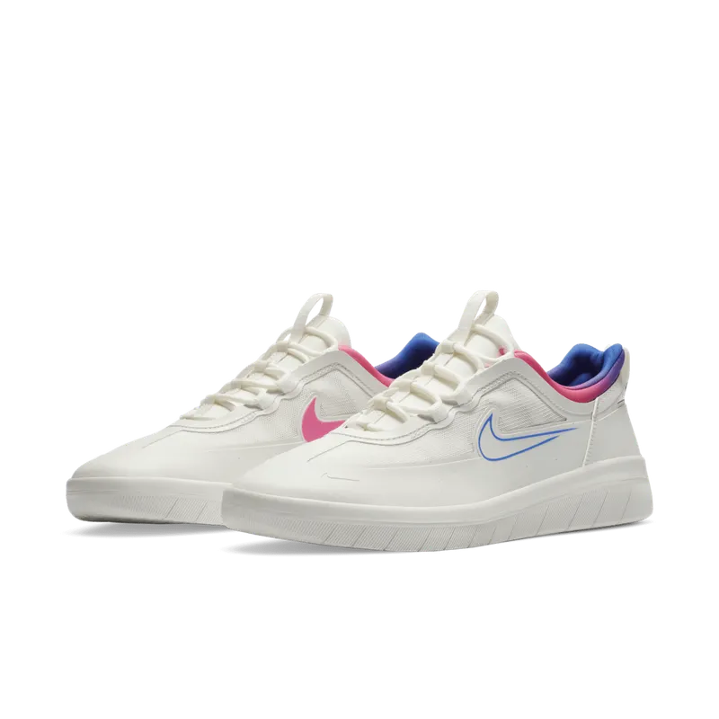 Nike SB Nyjah Free 2 Summit White Pink Blast Racer Blue Summit White/Pink Blast-Pink Blast-Racer Blue (CU9220-100)