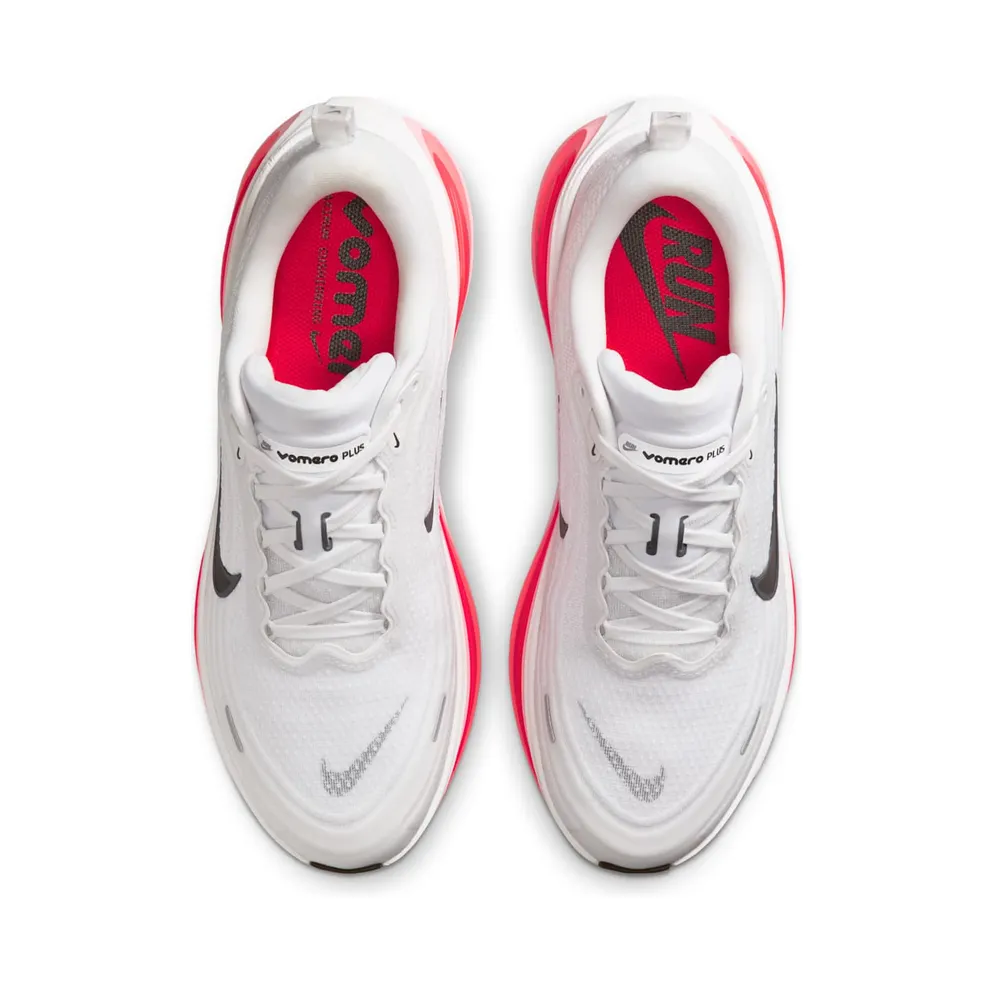 Nike Vomero Plus “White / Bright Crimson” (HV8150-100)