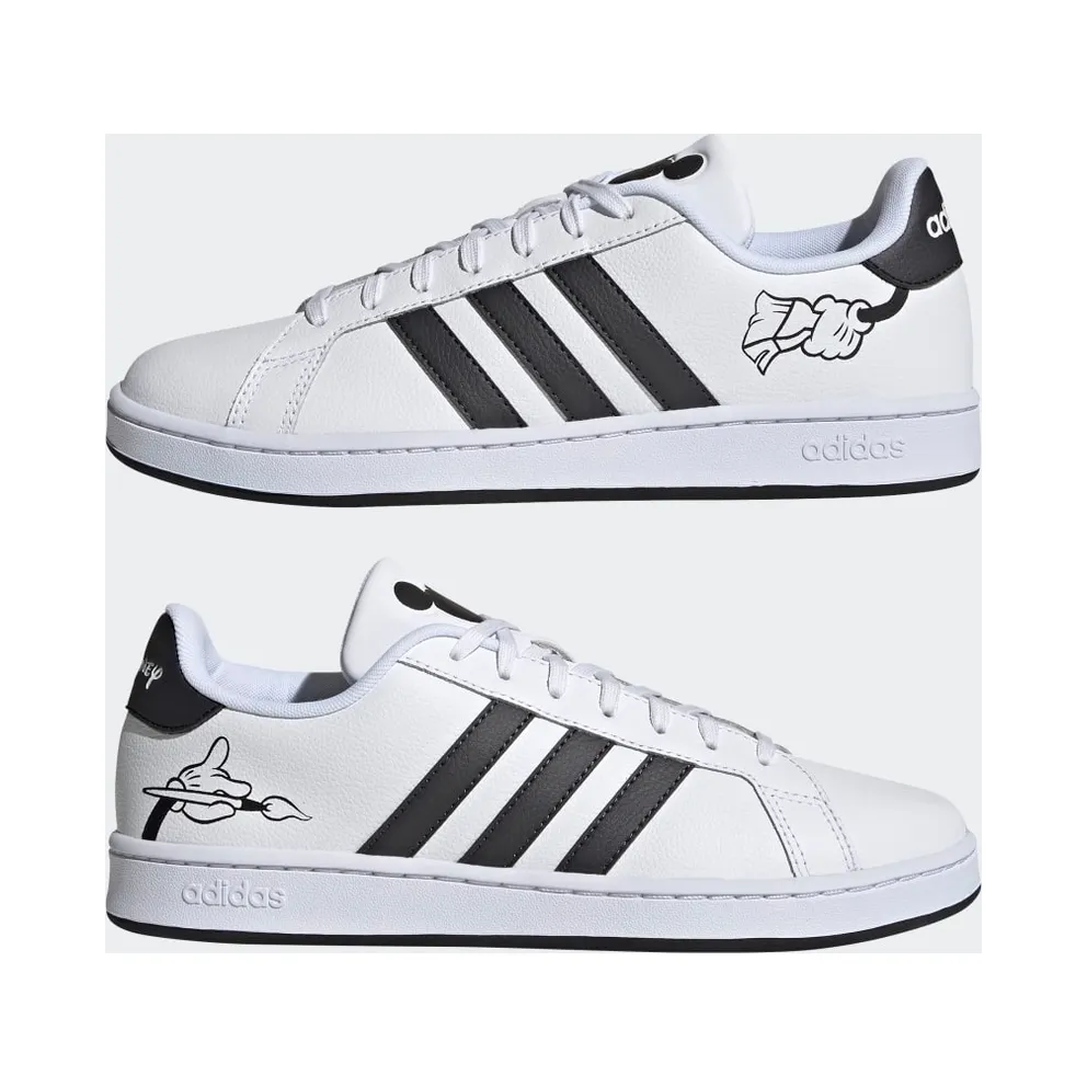 Adidas Grand Court Base Cloud White / Carbon / Ray Red (GW3658)