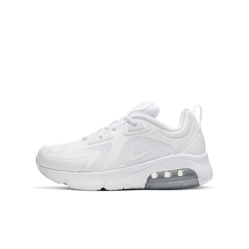 Nike Air Max 200 White (GS) White/Metallic Silver/White (AT5627-102)