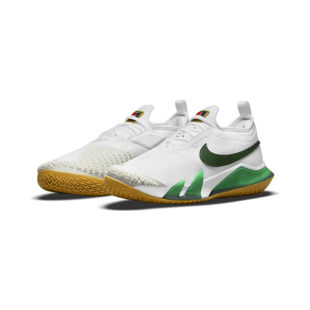 NikeCourt React Vapor NXT Summit White Gorge Green (W) “White / Summit White / Wheat / Gorge Green” (CV0742-114)