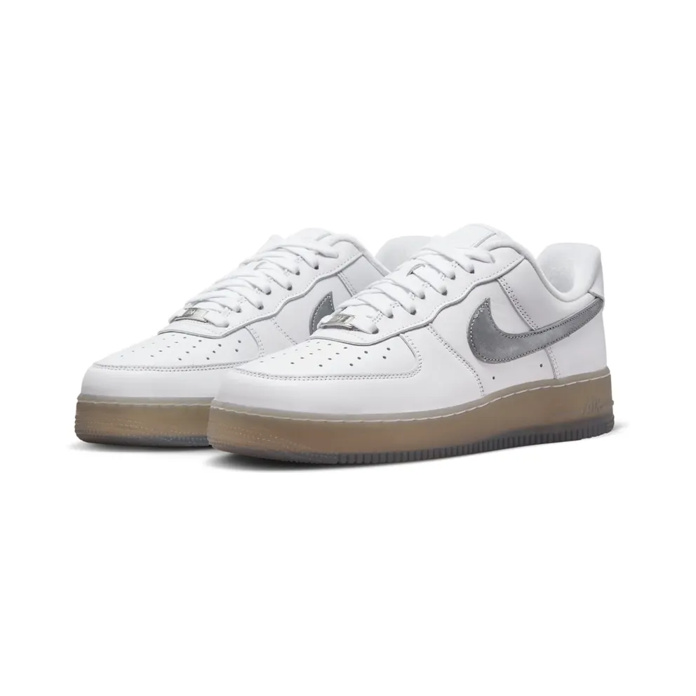 Nike Air Force 1 “White / Metallic Silver” (DX3945-100)