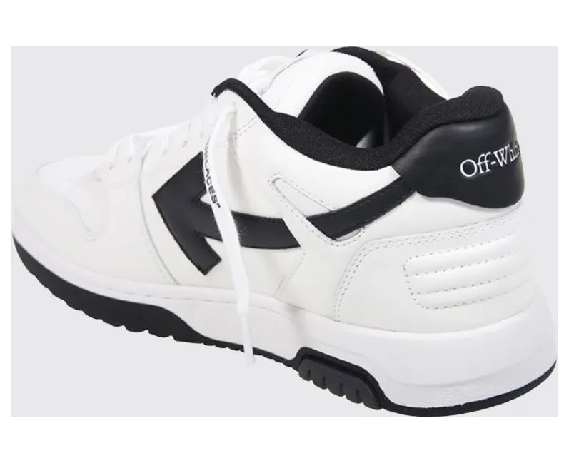 Off-White Bicolor Out Of Office Sneakers in Leather and Recycled Polyester White 1 (M189C9L0190110) (2)