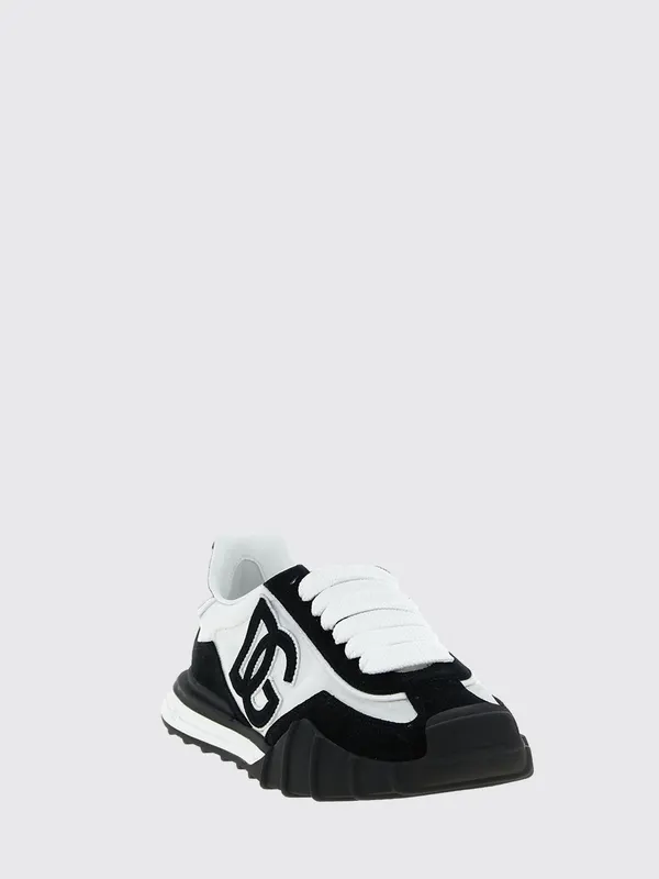 Dolce & Gabbana DG Athletic Suede and Nylon White 1 (CS2384A013689697)