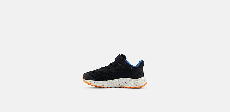New Balance Fresh Foam Arishi v4 Bungee Lace Black Blaze Orange Blue Agate (IAARIBS4)