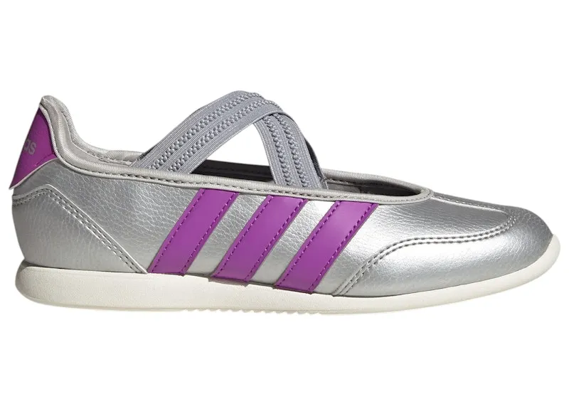 adidas Barreda Mary Jane Silver Metallic Purple Burst (JP6737)
