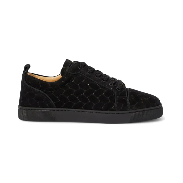Christian Louboutin Louis Junior Orlato Flat Black (1240639 BK01)