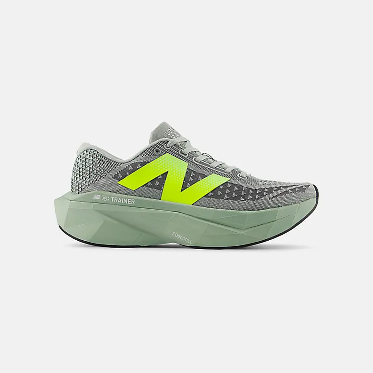 NEW BALANCE FuelCell SuperComp Trainer v3 “MOSAIC GREEN / LONE STAR GREY” (MRCX25R)