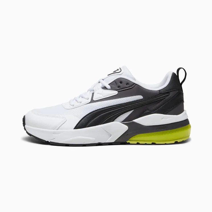 Puma Vis2K Wit/Zwart/Geel (392318-03)