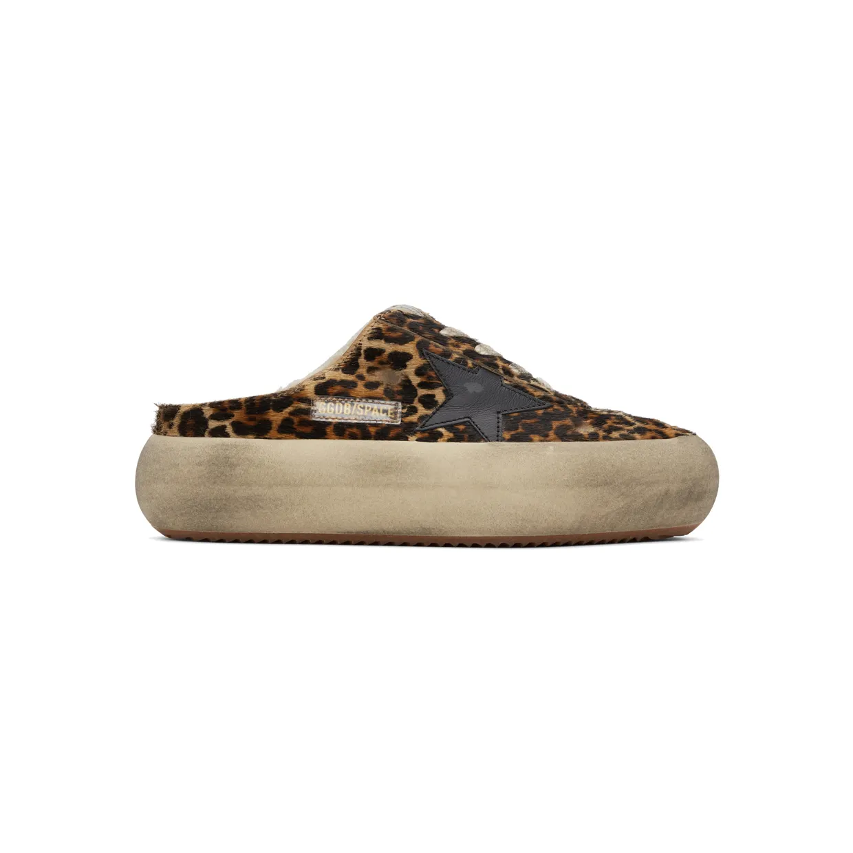 Golden Goose Brown Space-Star Sabot Sneakers (GWF00322.F003000.81472)