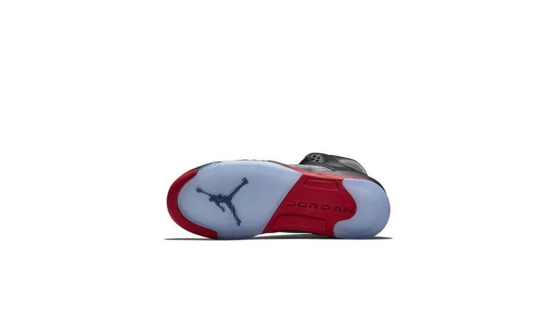 Jordan 5 Retro Satin Bred (GS) Black/University Red (440888-006)