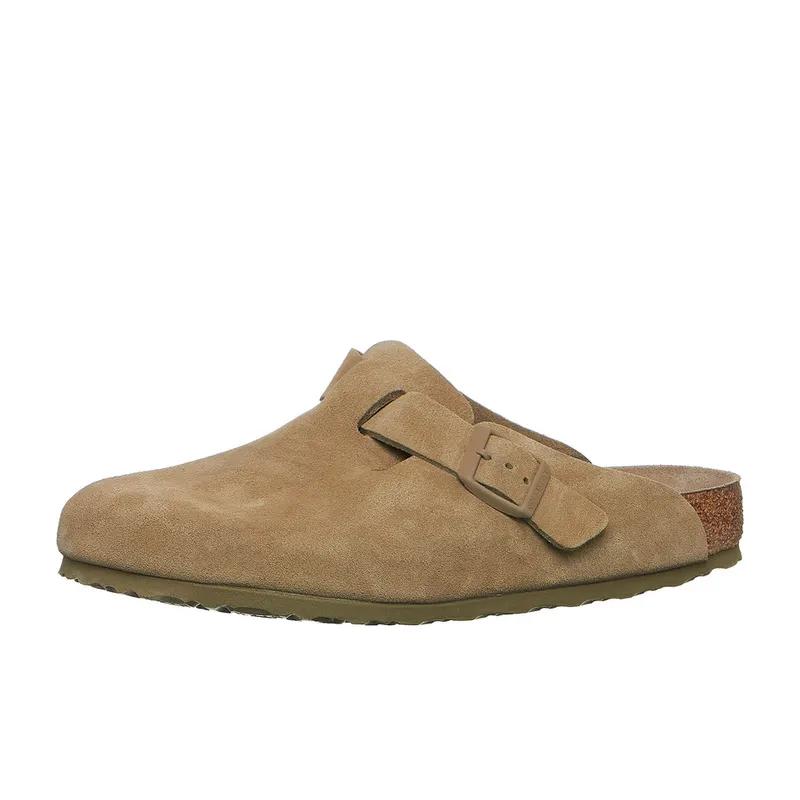 Birkenstock Boston BS Suede Faded Khaki (1019054)