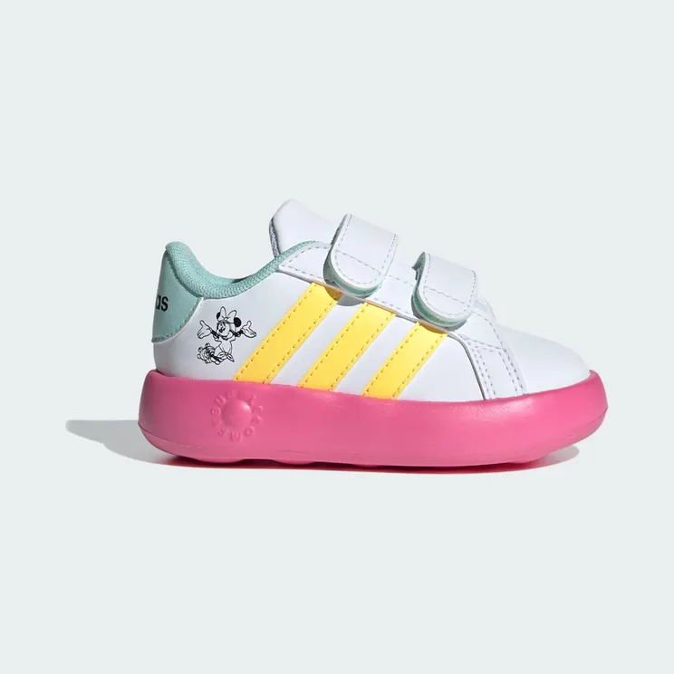 adidas Grand Court Minnie Tennis Sportswear Cloud White / Spark / Pulse Magenta (ID8018)
