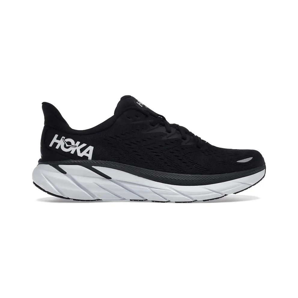 Hoka One One Clifton 8 Black White (1119393-BWHT)