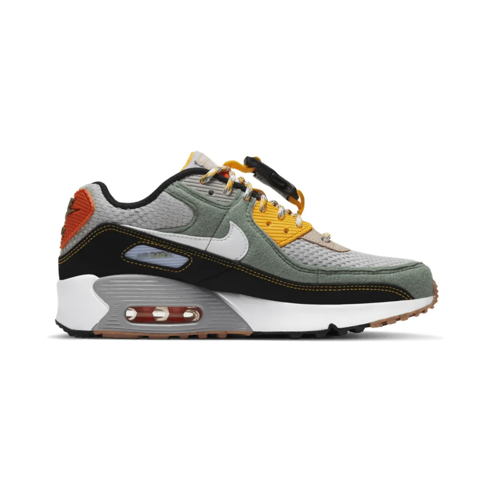 Nike Air Max 90 Buckle Spiral Sage (GS) Spiral Sage/Black-University Gold-White (DC2529-300)