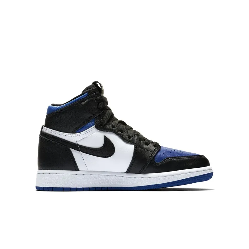 Jordan 1 Retro High Royal Toe (GS) Black/White-Game Royal-Black (575441-041)