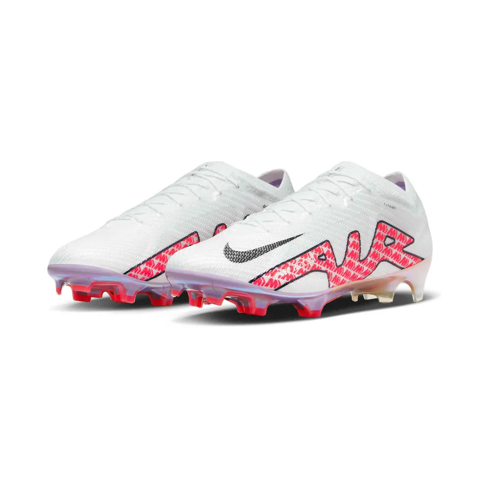 Nike Zoom Mercurial Vapor 15 Elite FG White Bright Crimson (DJ4978-101)