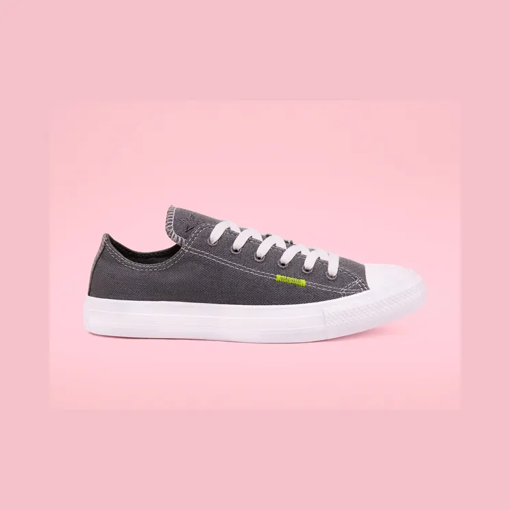 Converse Chuck Taylor All Star Renew Low ‘Dark Grey’ Dark Grey/Lemon Venom/White (168602C)