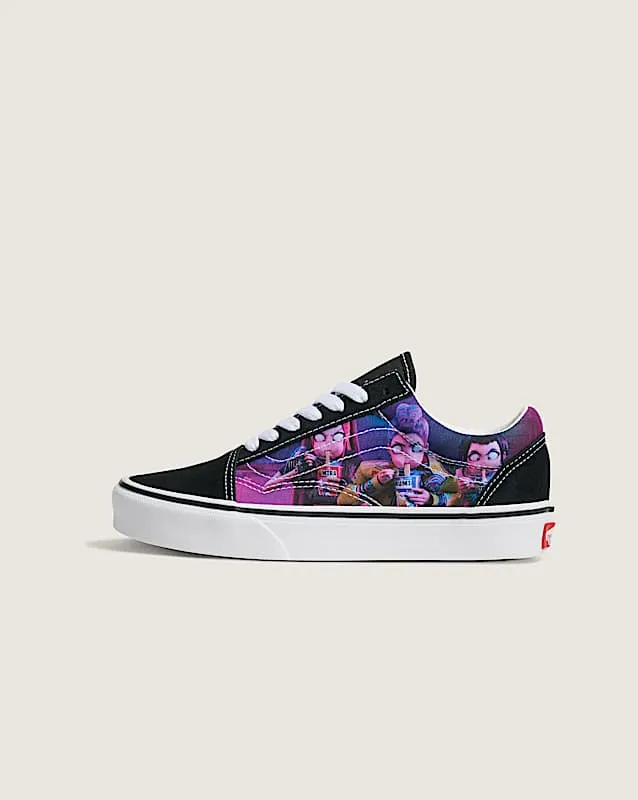 Vans Old Skool KPop Demon Hunters Black Purple (VN000ECUB5P)