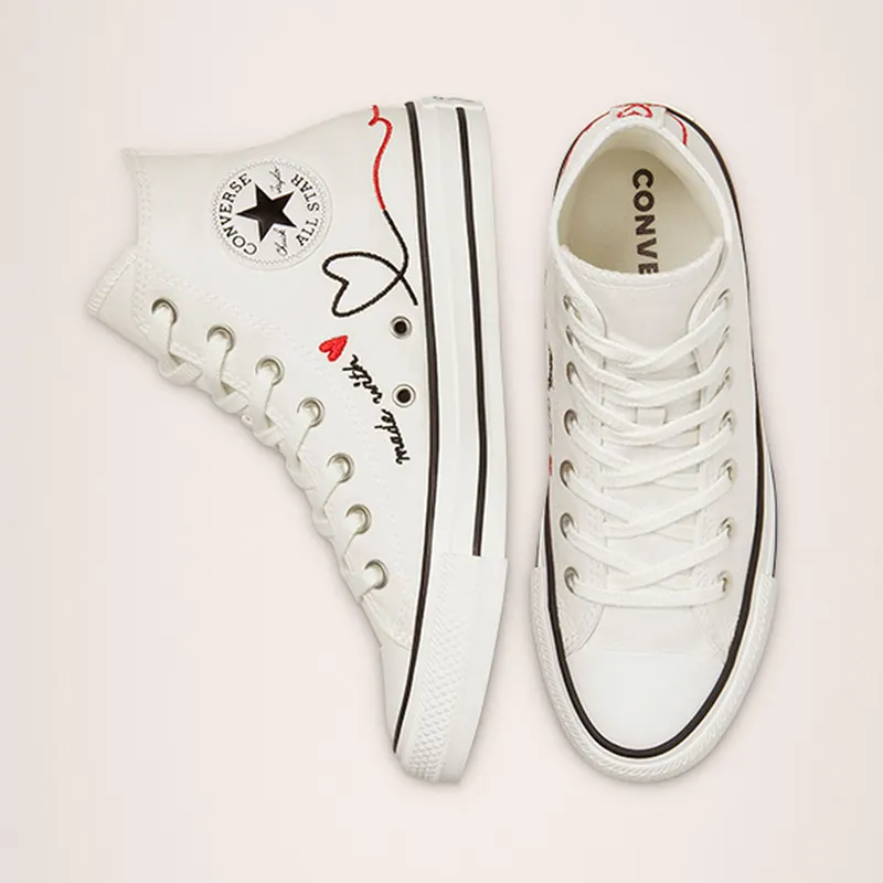 Converse Chuck Taylor All-Star Hi Made with Love White (171159F)