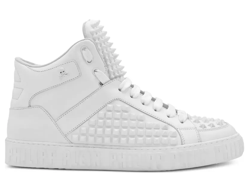 Philipp Plein Sneakers mit Spike-Effekt – Weiß (FADSUSC0624PLE005N)